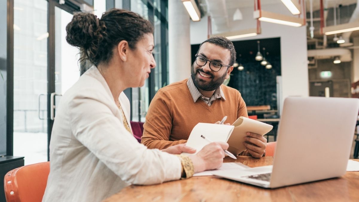 Canadian knowledge workers discussing AI readiness and workforce strategy at work