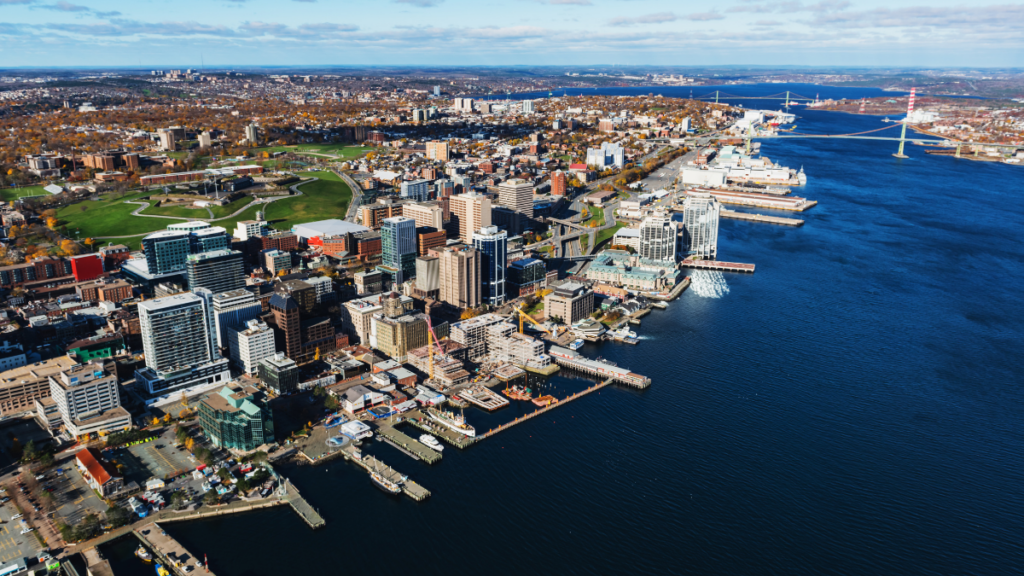 Halifax skyline representing Agilus recruitment services for employers and job seekers in Halifax, Nova Scotia