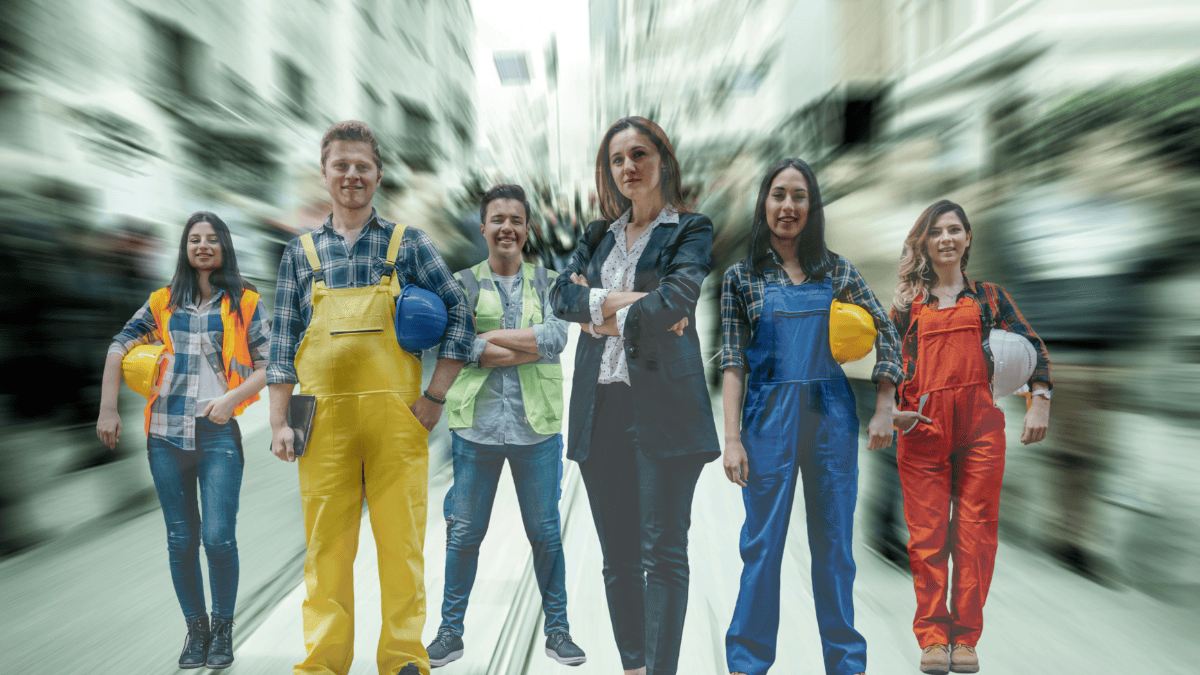 Canadian workers in diverse industries representing April 2026 labour market trends including part-time job growth and shifting employment conditions